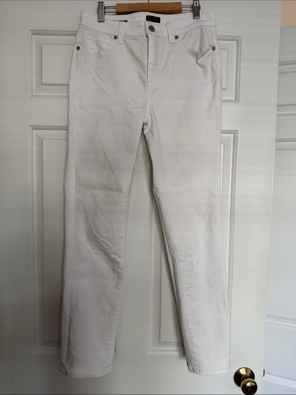 Talbots White Straight Leg Jeans